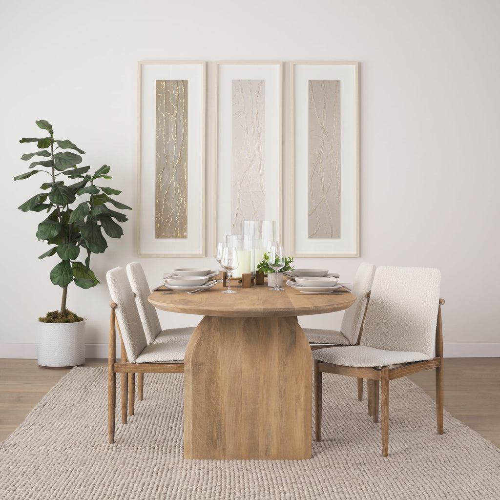 Boucle Dining Chair, Set of 2