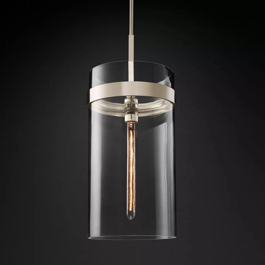 Ravelle Clear Glass Pendant Light
