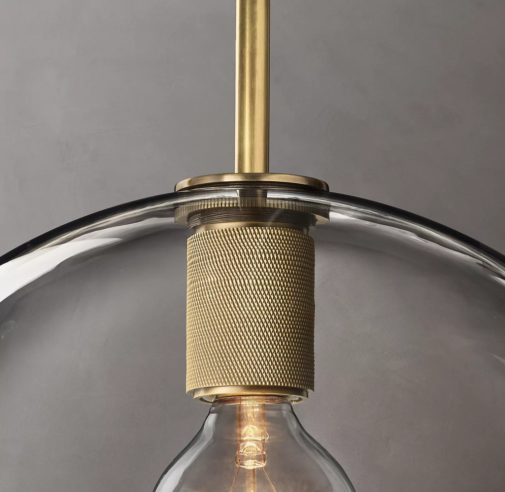 Utilitaire Globe Shade Pendant Light