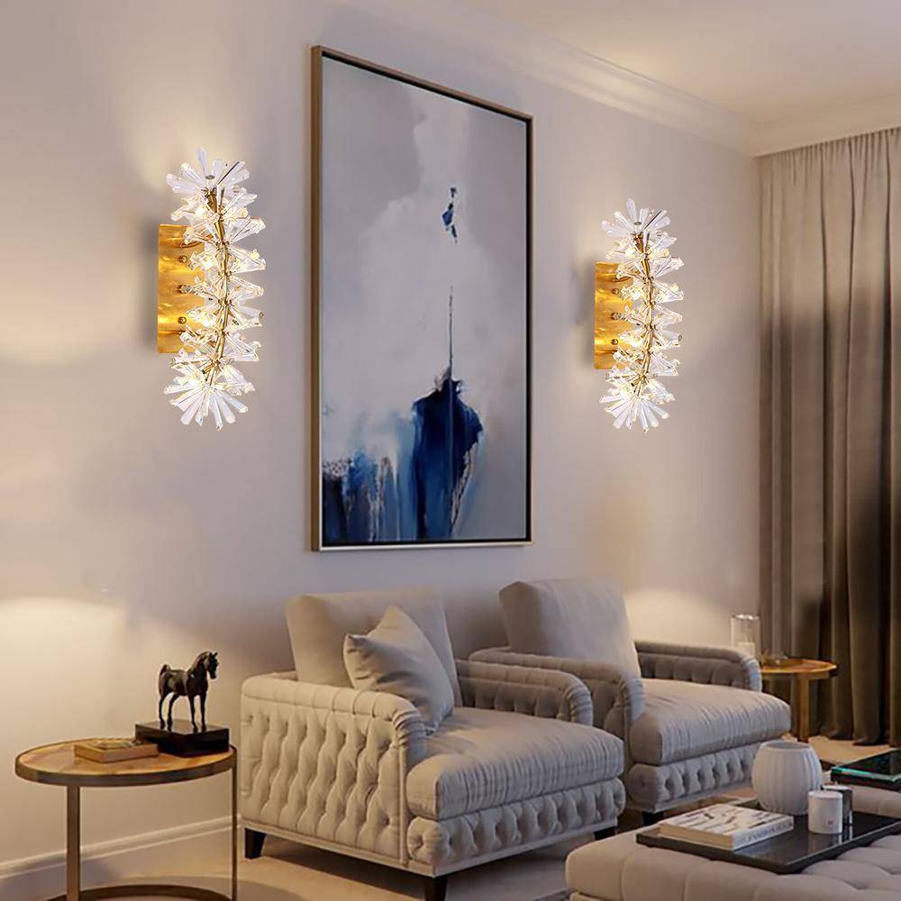 buyMira Clear Crystal Wall Sconce - Morsale