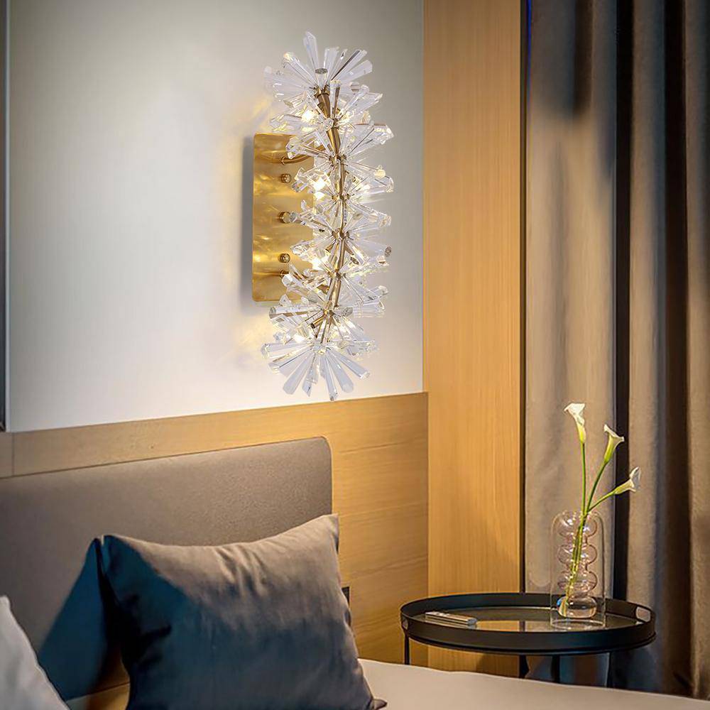 buyMira Clear Crystal Wall Sconce - Morsale