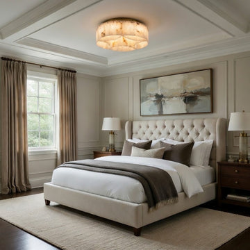 buyOakley Layered Marble Flush Mount Chandelier - Morsale