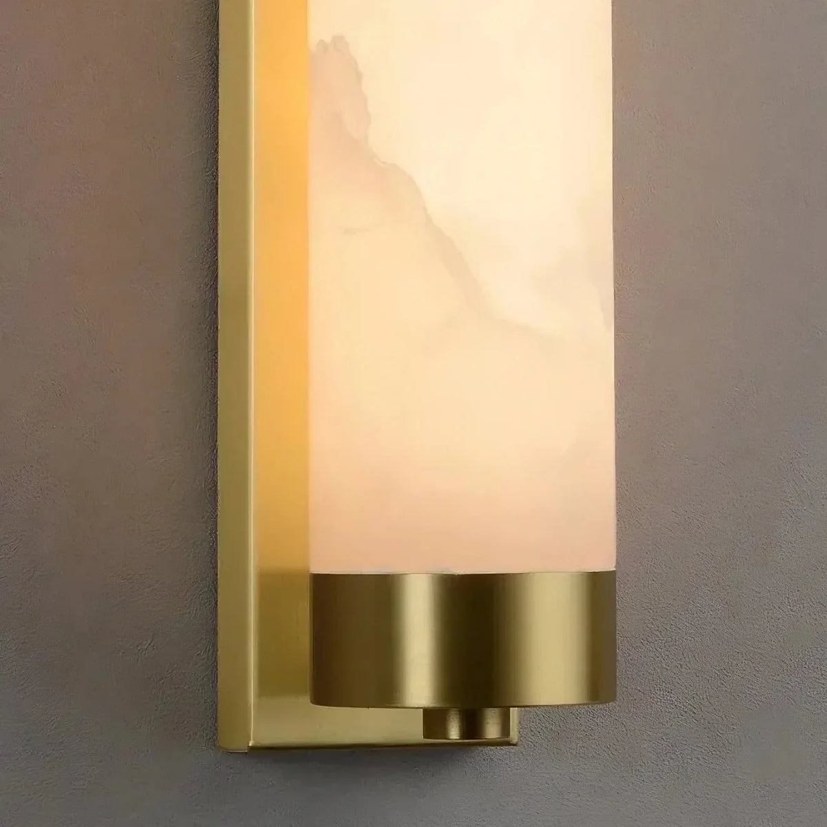 buyValle Marble & Brass Wall Sconce - Morsale