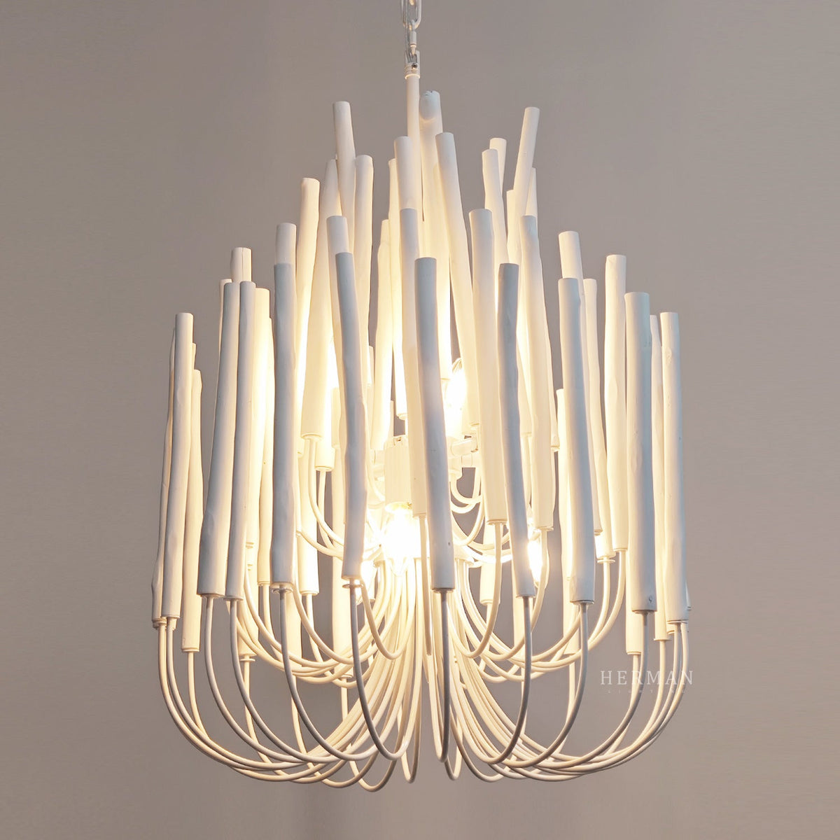 Tilda Alabaster Chandelier  21" 36"