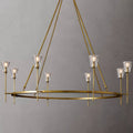 Torche Sculpted Glow Round Chandelier 58"