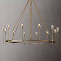 Torche Sculpted Glow Round Chandelier 70"