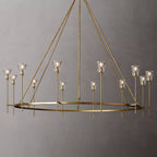 Torche Sculpted Glow Round Chandelier 70"