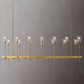 Torche Sculpted Glow Rectangular Chandelier 67"