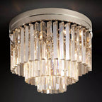 Odeon Deco Prism Tiered Flush Mount