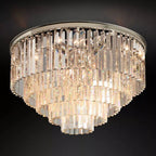 Odeon Deco Prism Tiered Flush Mount