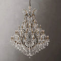 Rococo Vintage Crystal Round Chandelier 72"
