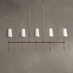 Rhodes Linear Chandelier 5 Light / 6 Light