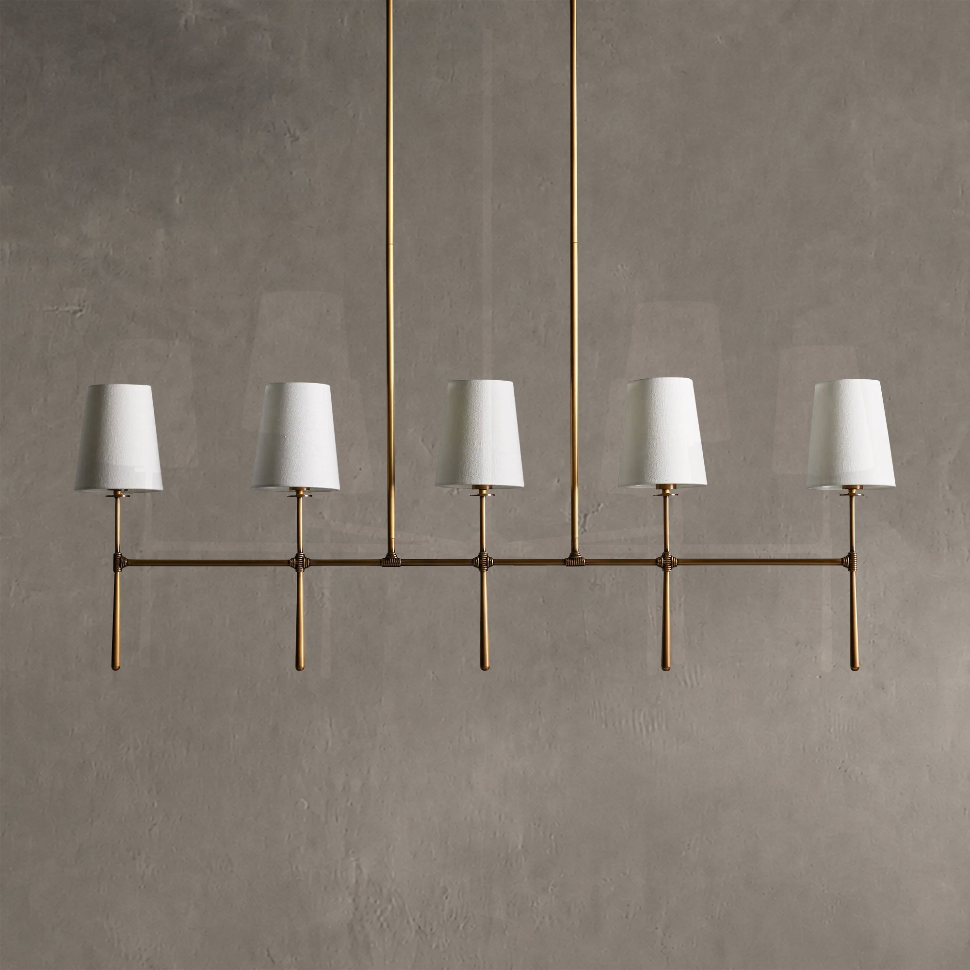 Rhodes Linear Chandelier 5 Light / 6 Light