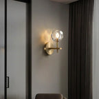 Boule De Radiant Crystal Short Wall Sconce
