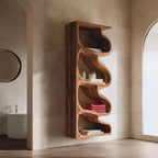 Organic Wall Bathroom Storage For Modern Bathroom Interior