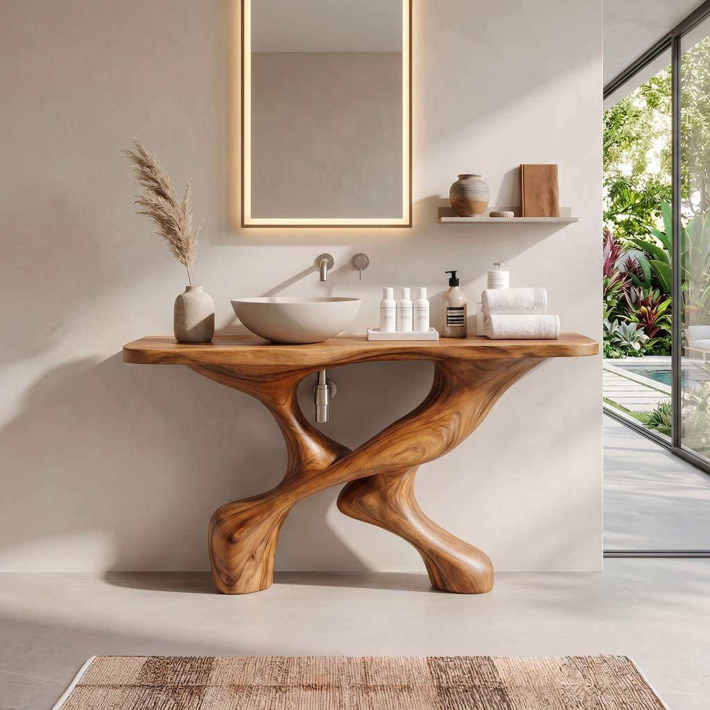 Handcrafted Vanity For Elegant Bathroom Furniture