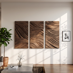 Modern Rectangle Solid Wood Wall Art For Bedroom