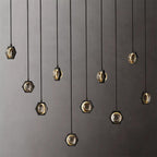 Eclatant Celestial Orbit Linear Chandelier 72"