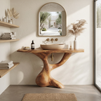 Handcrafted Solid Vanity For Timeless Bathroom Use