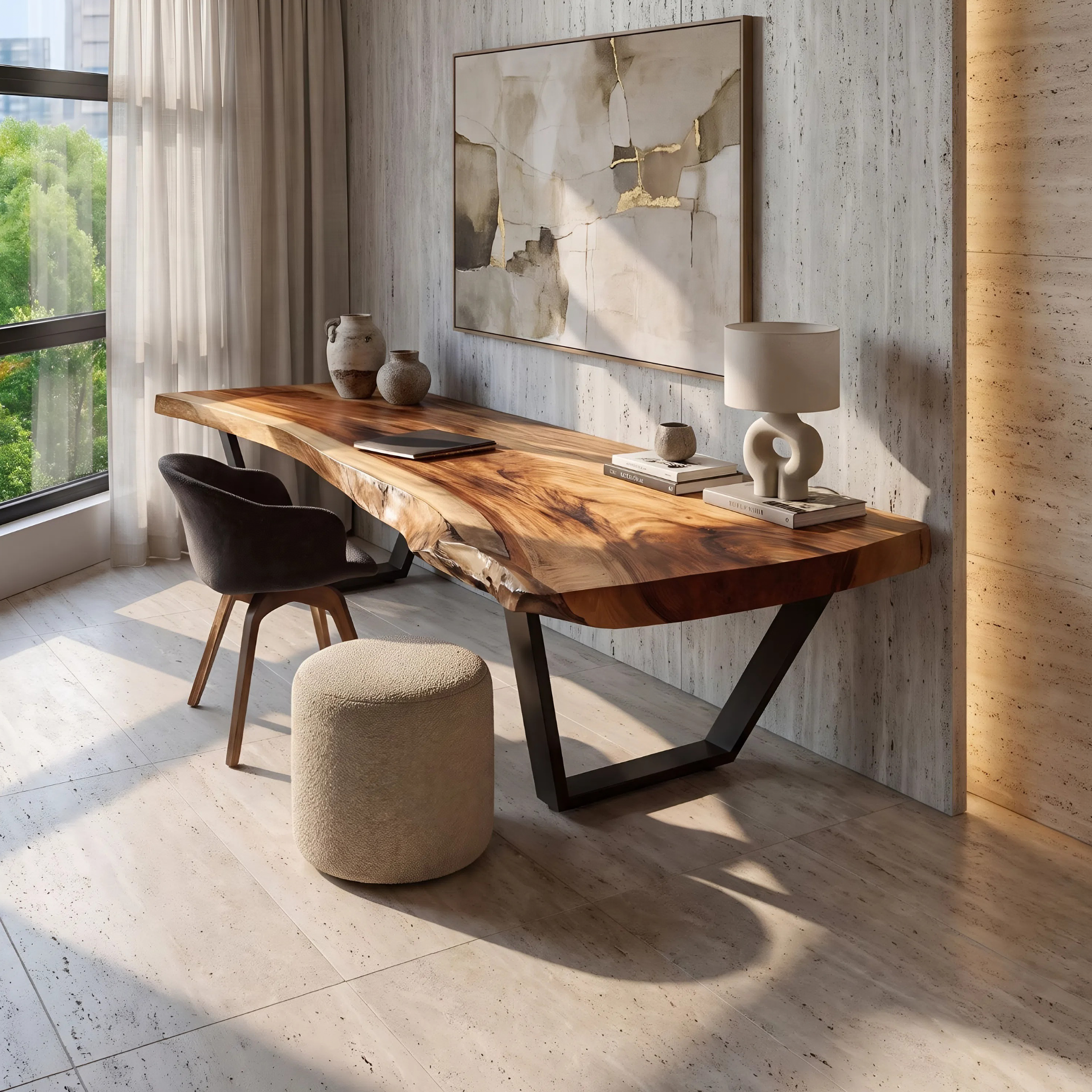Modern Solid Wood Desk For Bedroom Furniture