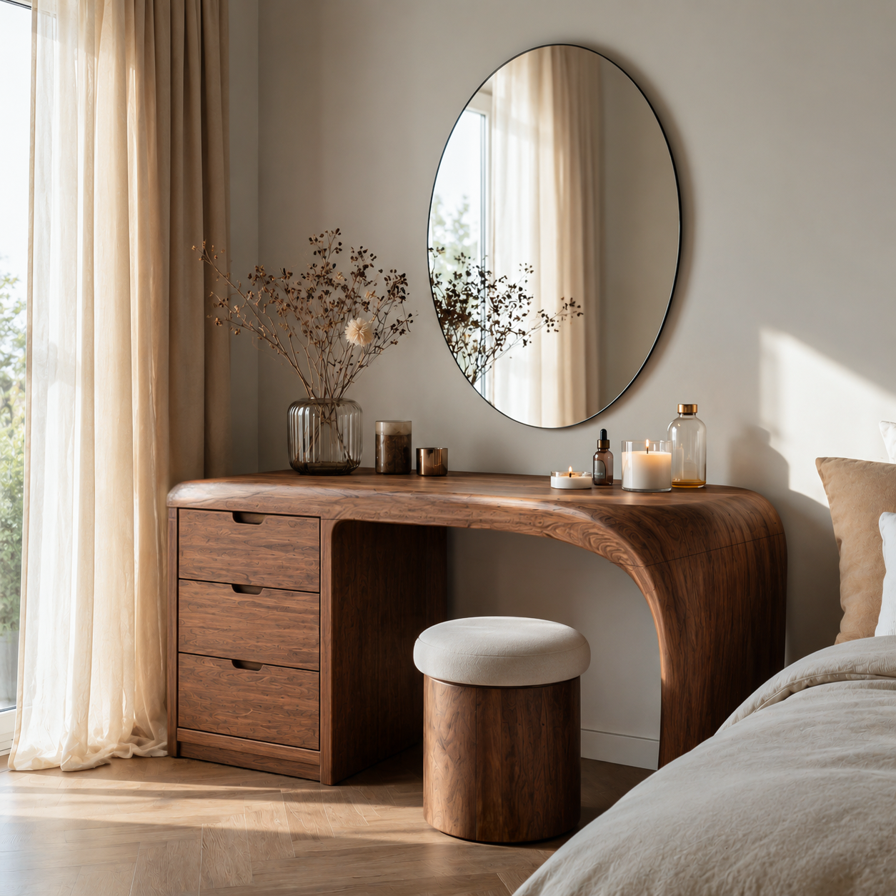 Modern Vanity Table For Bedroom Makeup