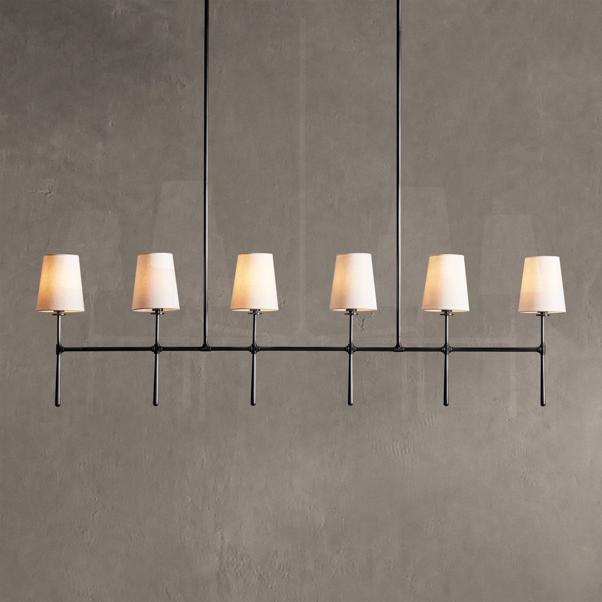 Rhodes Linear Chandelier 5 Light / 6 Light