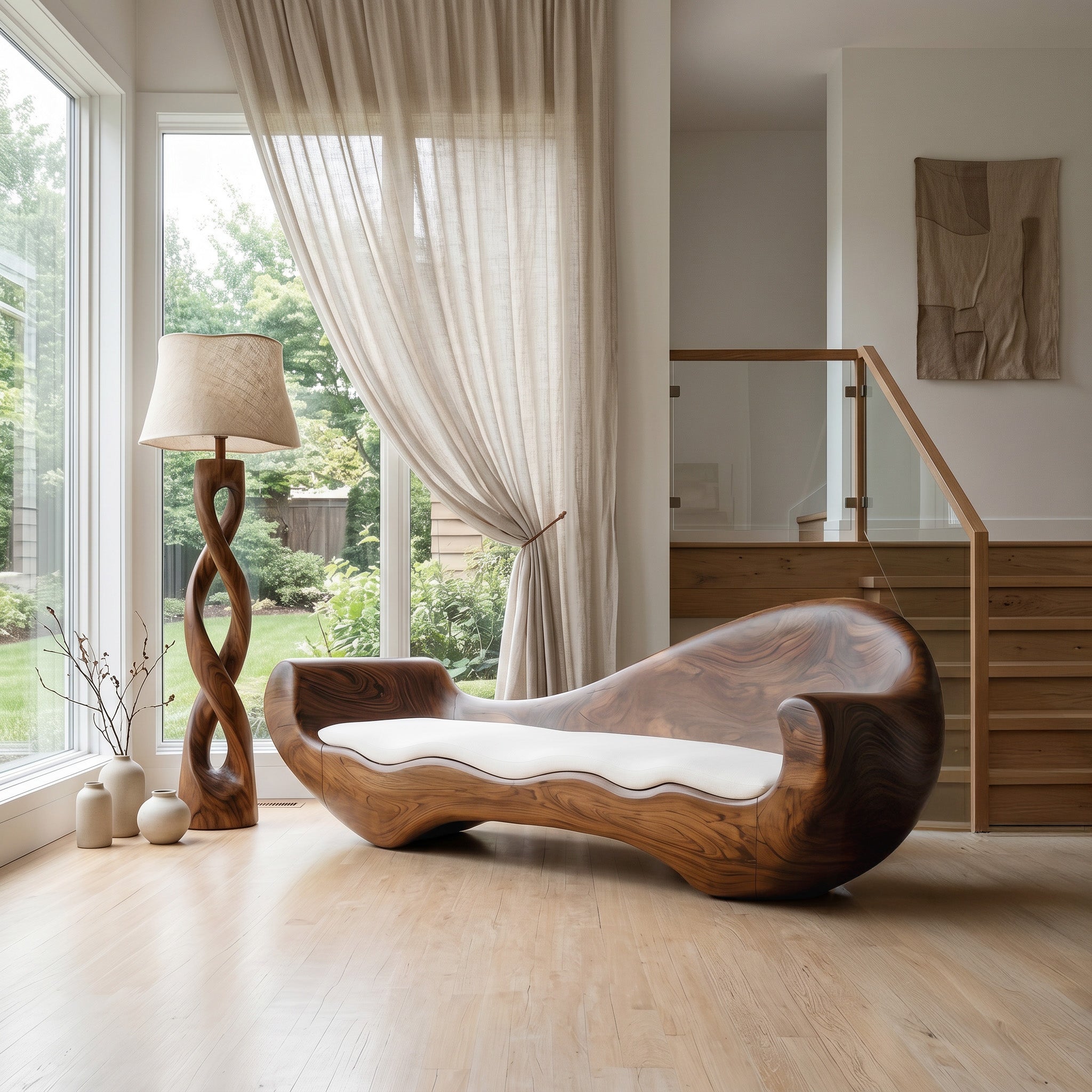 Artistic Sofa With Organic Design For Living Room