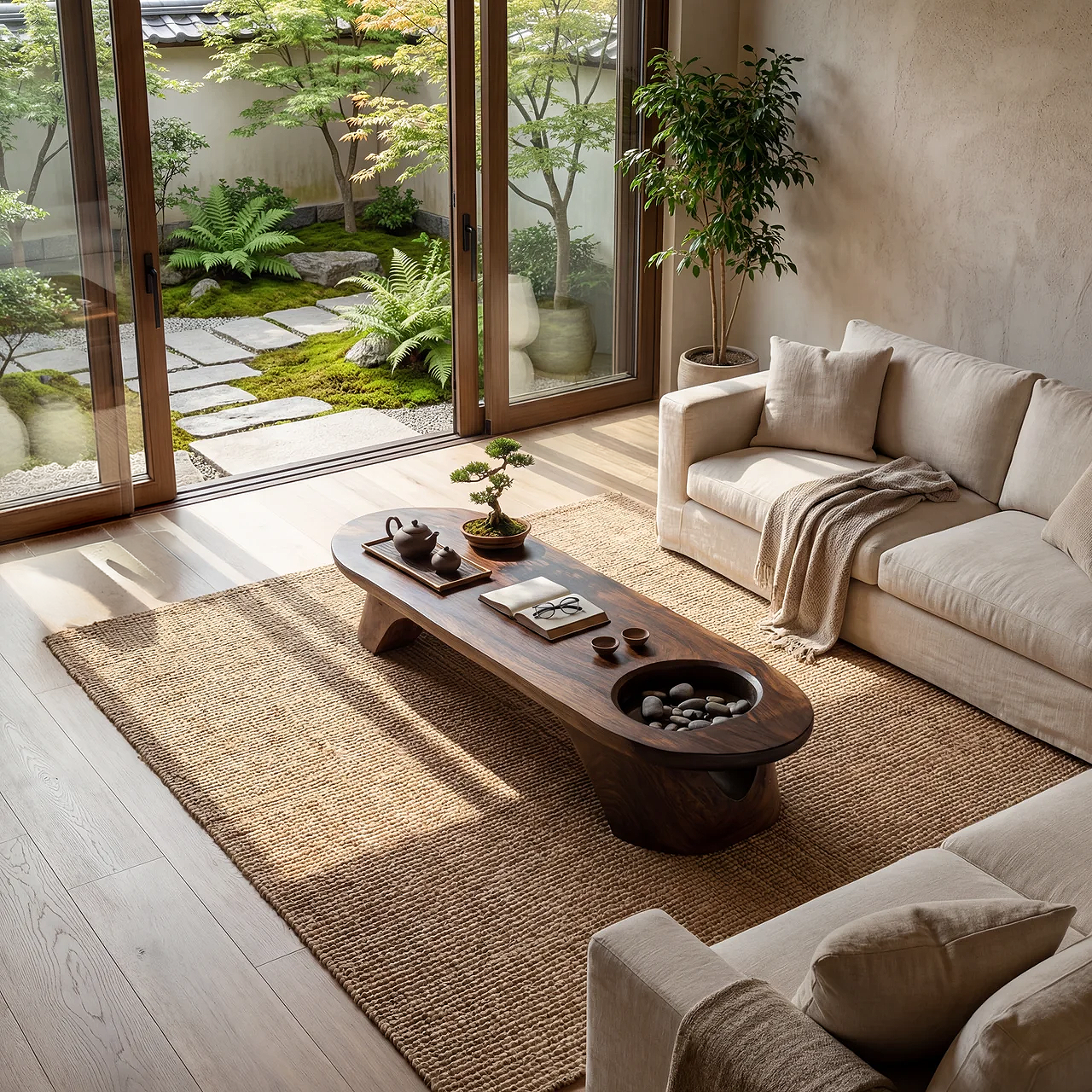 Handcrafted Wooden Live Edge Coffee Table For Living Roomdecor