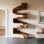 Artistic Sculptural Bookshelf For Living Room