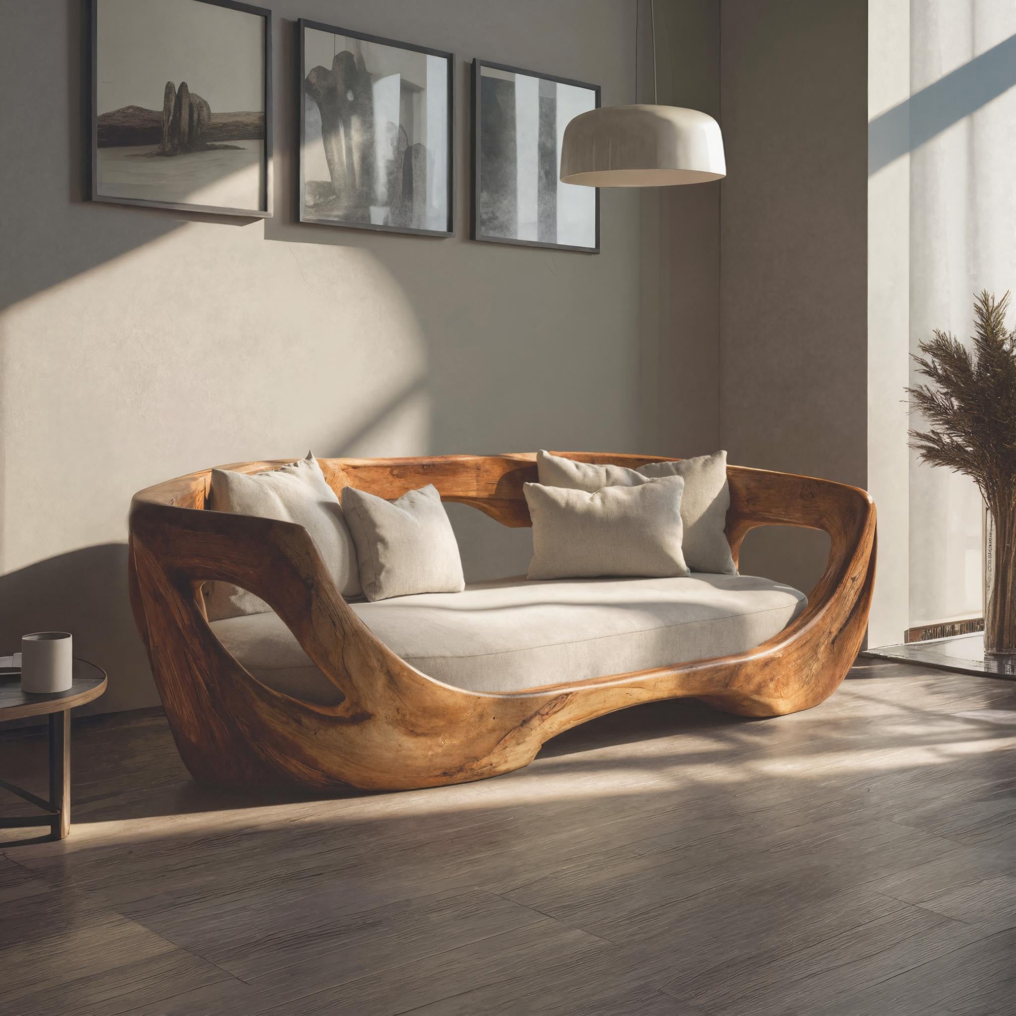 Modern Curved Sofa For Living Room Or Bedroom