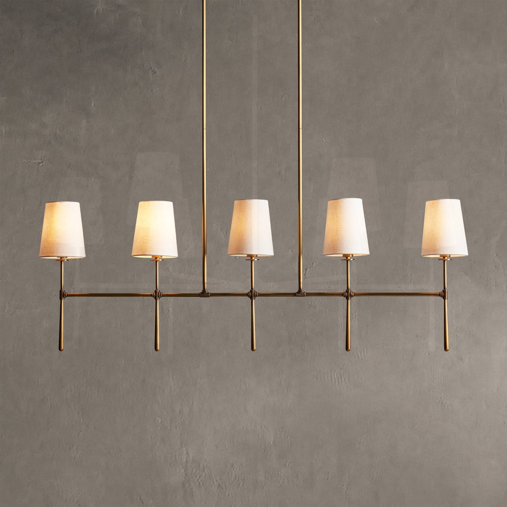 Rhodes Linear Chandelier 5 Light / 6 Light