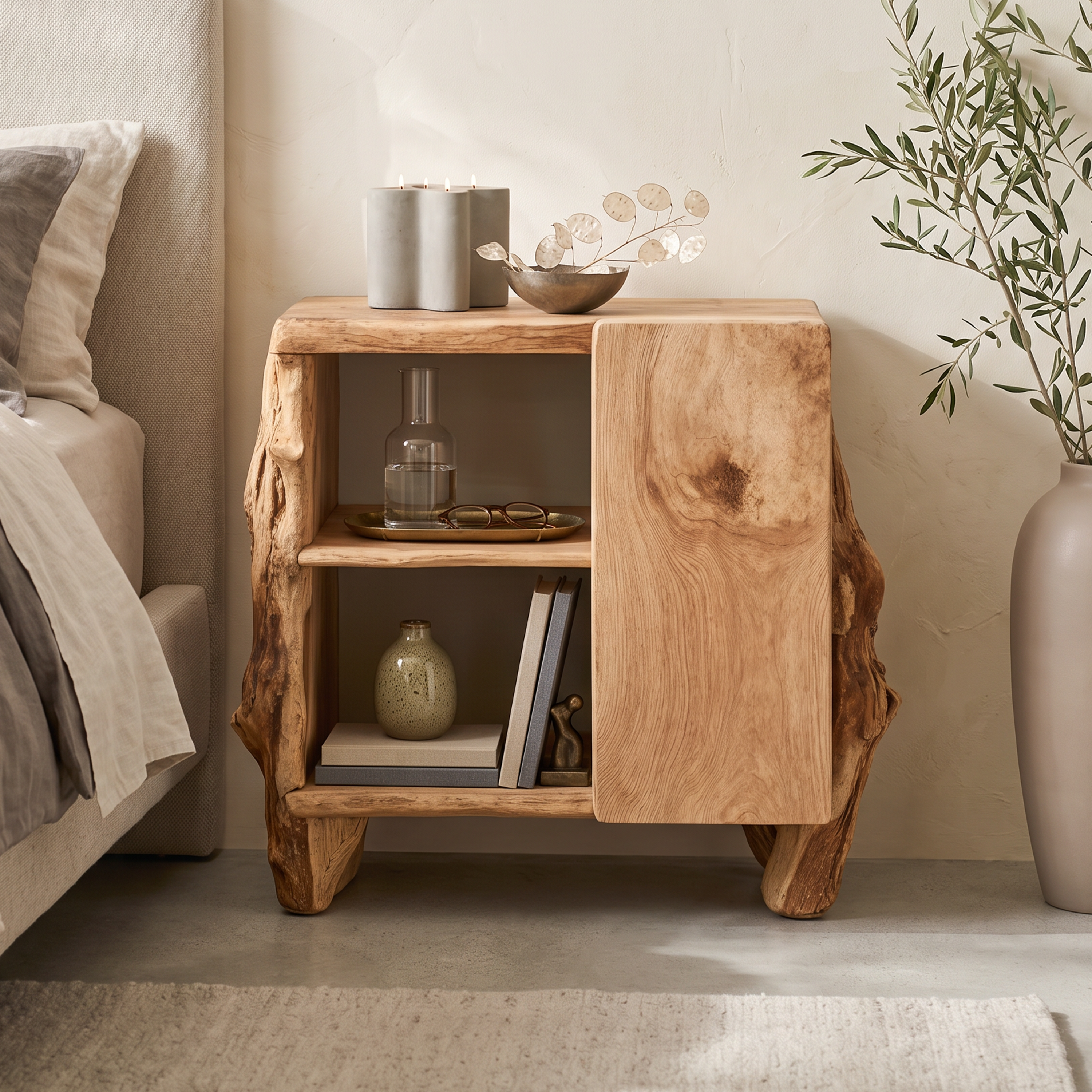 Rustic Side Cabinet For Bedroom Furniture Solutions