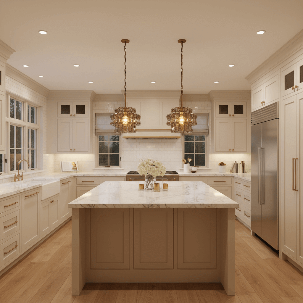 Riviera smoke glass pendant light full view