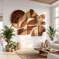 Farmhouse Wooden Wall Art Sculpture For Home Decor