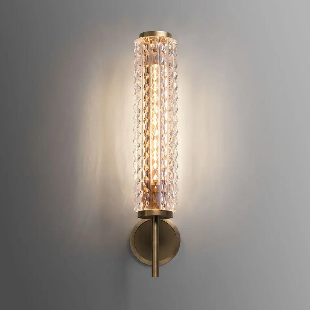 buyValette Crystal & Copper Wall Sconce - Morsale