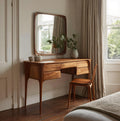 Modern Wooden Vanity Table With Drawers For Bedroom