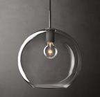 Utilitaire Globe Shade Pendant Light