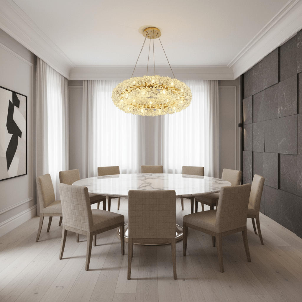 buyLeone Crystal Chandelier - Morsale