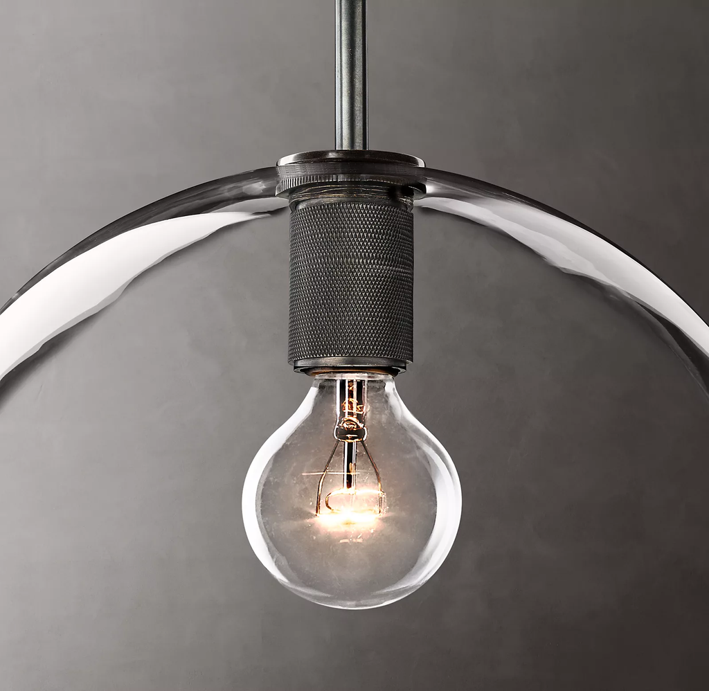 Utilitaire Globe Shade Pendant Light