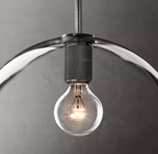 Utilitaire Globe Shade Pendant Light