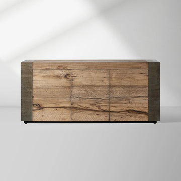 Telluride Mexican Oak TV Stand Cabinet Media Console Result Sideboard Wood Television Storage Unit