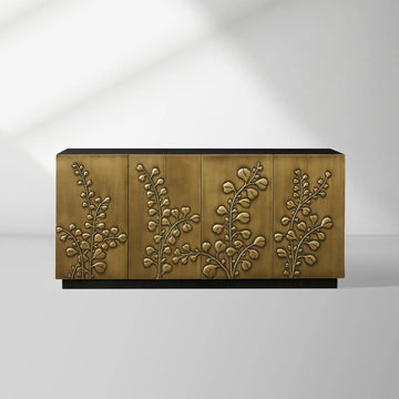 Aurelia Handcrafte Brass Sideboard