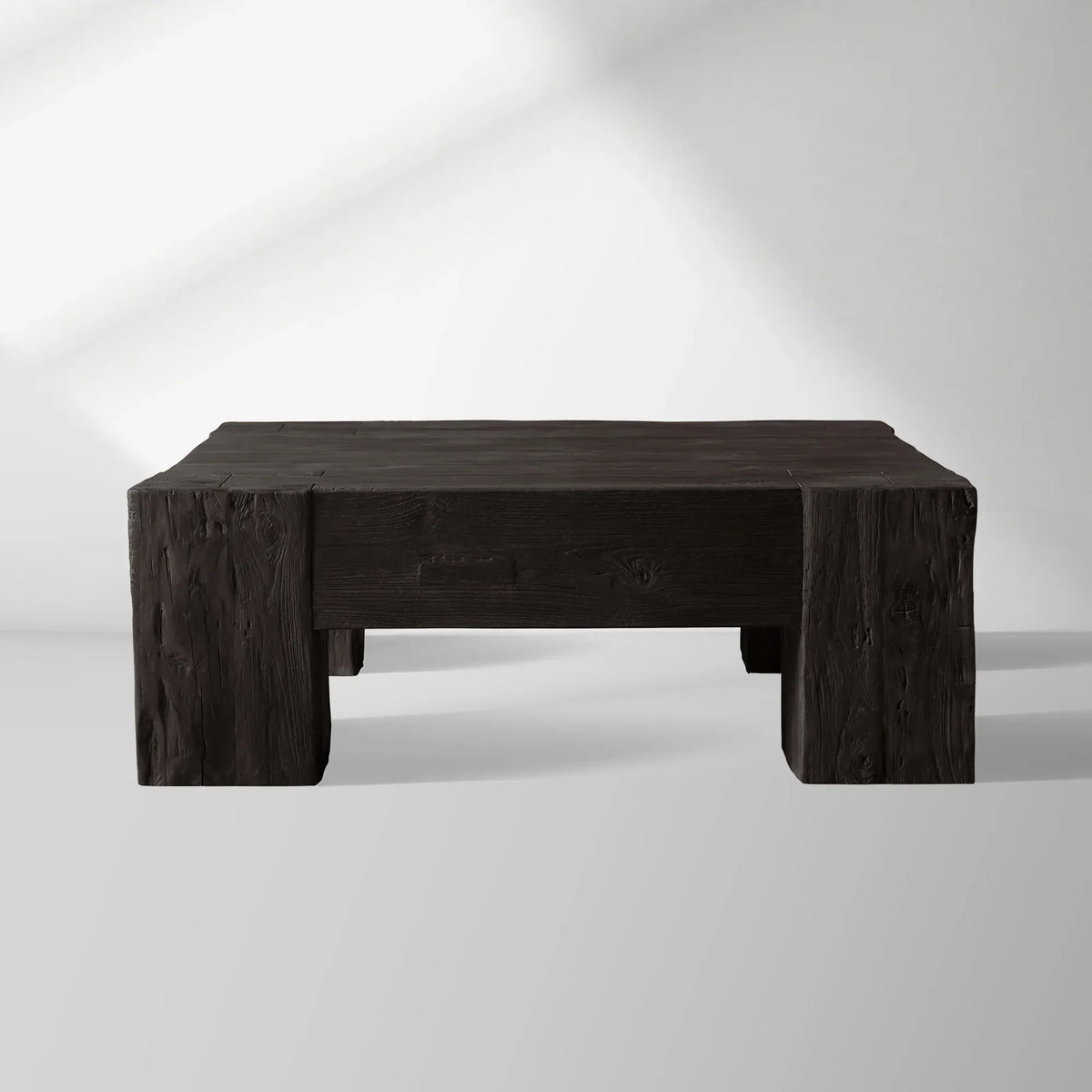 Ubud Square Reclaimed Teak Coffee Table Wood Living Room Center Tea Table Vintage Cocktail Table