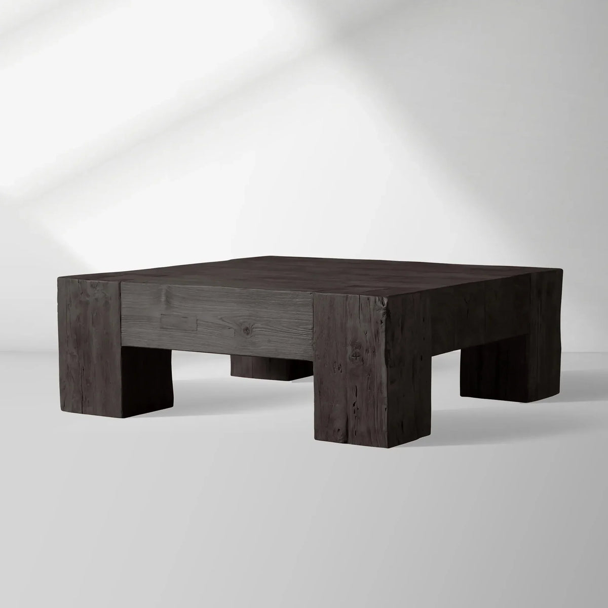 Ubud Square Reclaimed Teak Coffee Table Wood Living Room Center Tea Table Vintage Cocktail Table