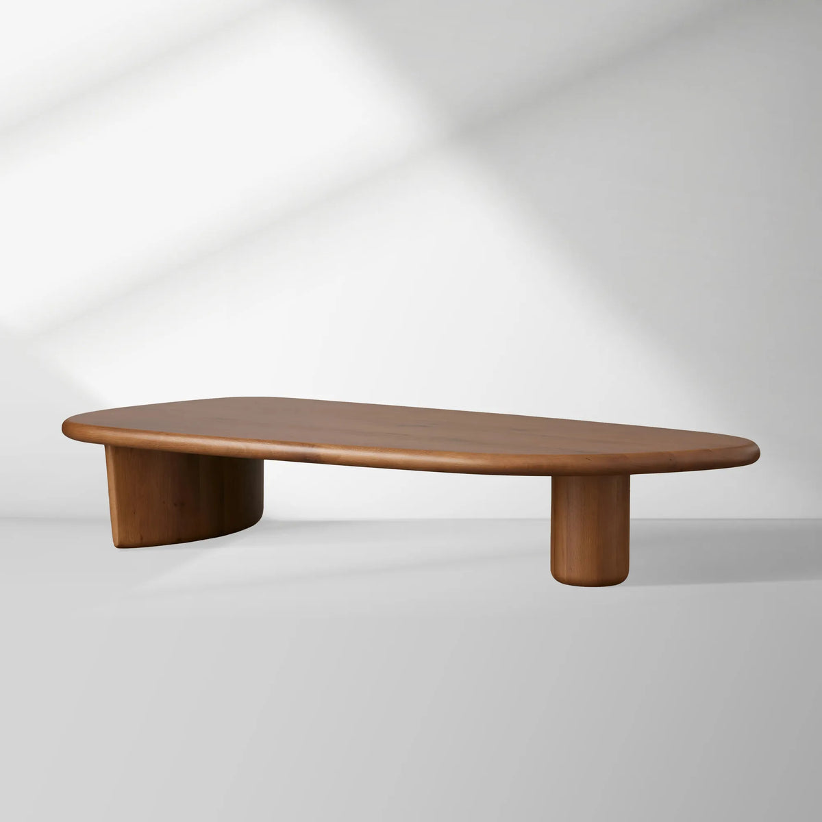 Akiro Wood Coffee Table Mid-Century Sofa Center Cocktail Table Oak Tea Table