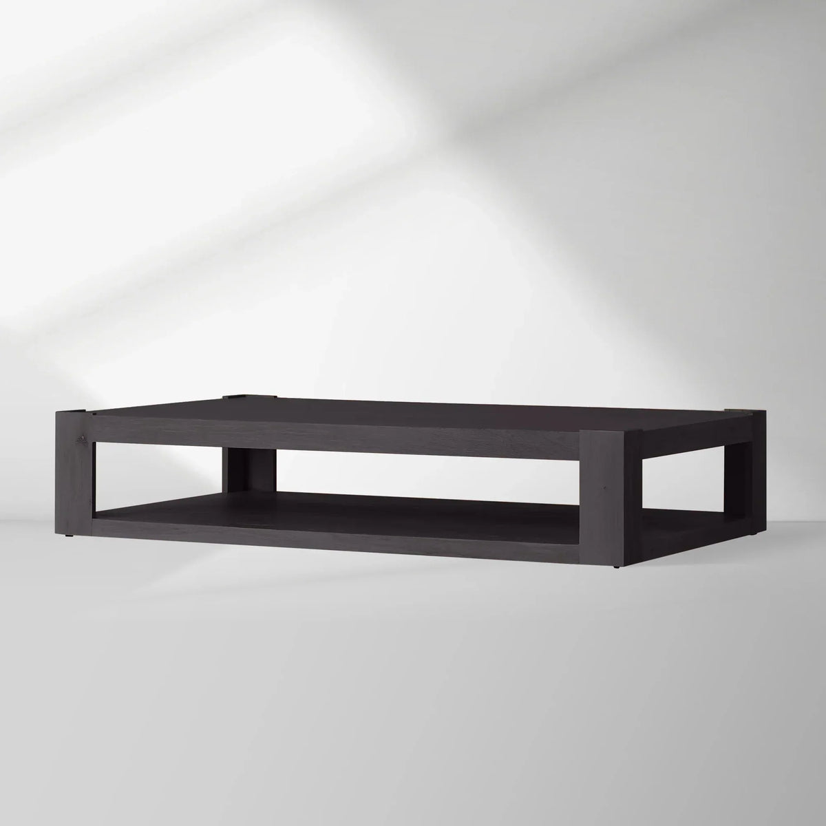 Devon Parson-Style Coffee Table Natural Oak Wood Living Room Center Tea Table Rectangular Cocktail Table