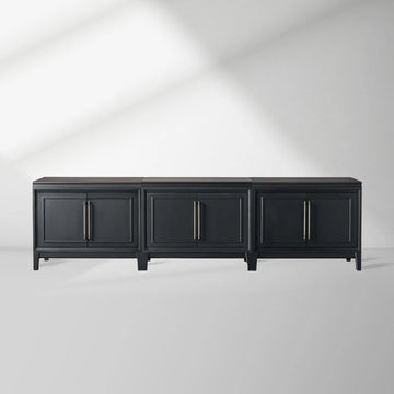 Rowan Entrance Storage Cabinet Wood TV Stand Unit Modern Sideboard with Doors