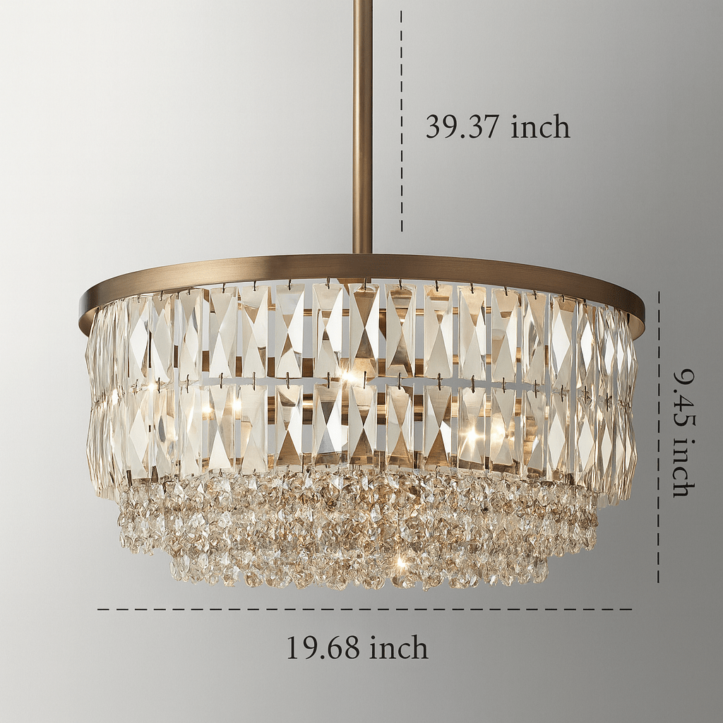 buyBacci Crystal Chandelier (19–32") - Morsale