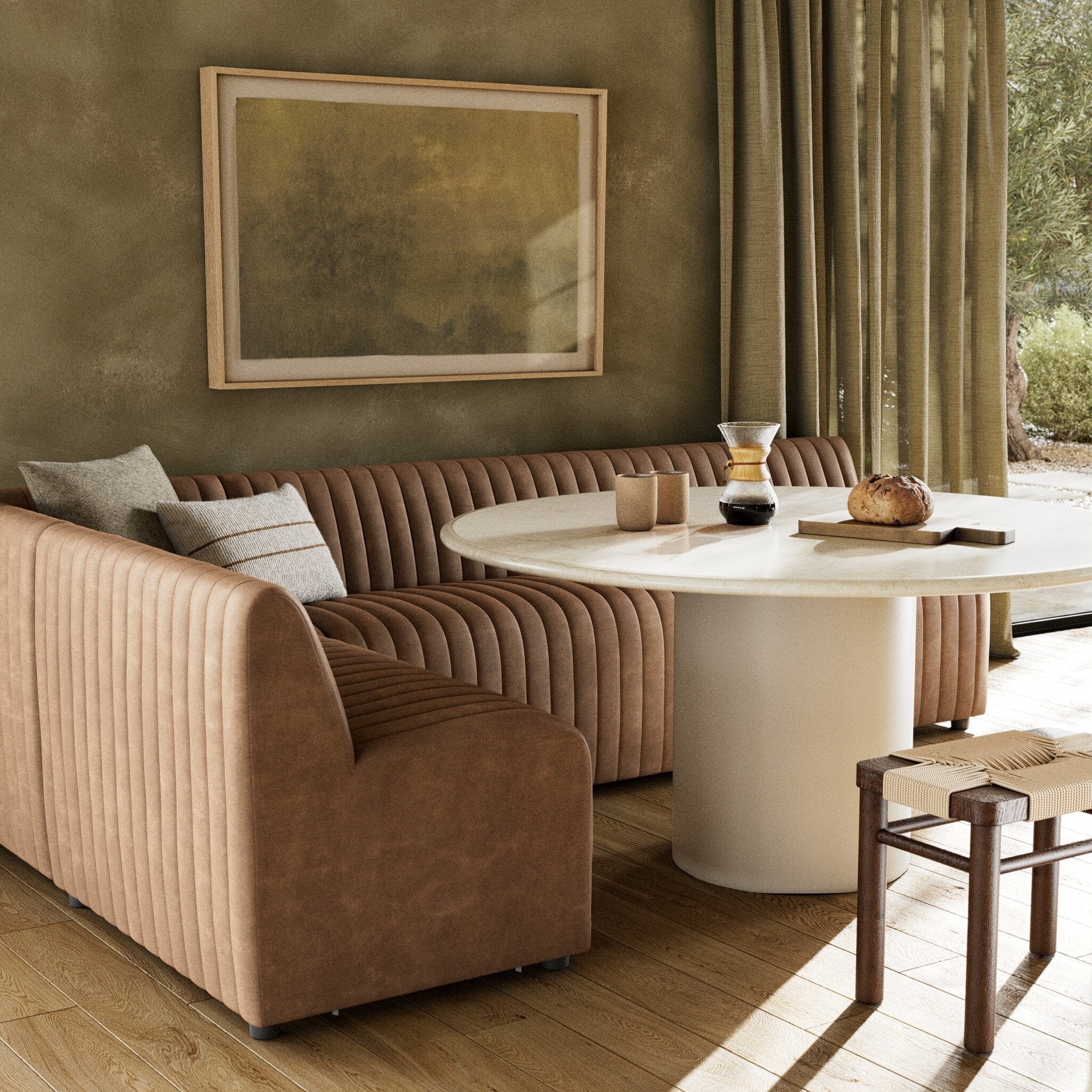 Augustine Dining Banquette, L-Shape
