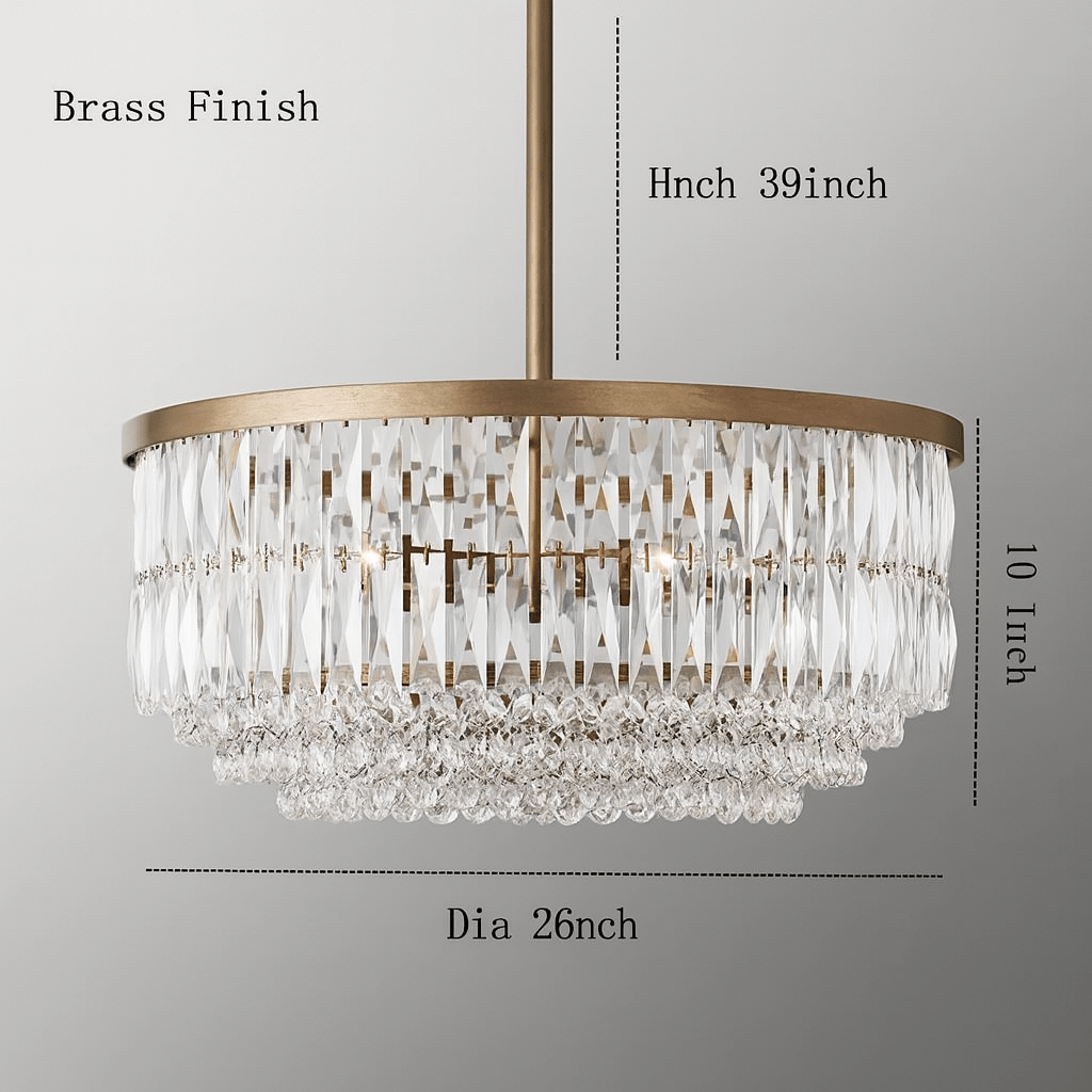 buyBacci Crystal Chandelier (19–32") - Morsale